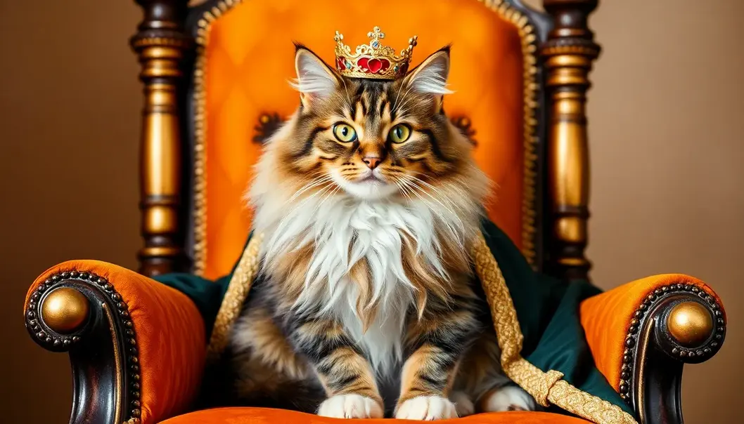The Maine Coon: Regal royalty with a lovable personality.